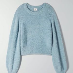 Sunday Best Cropped Kitten Sweater! 💙